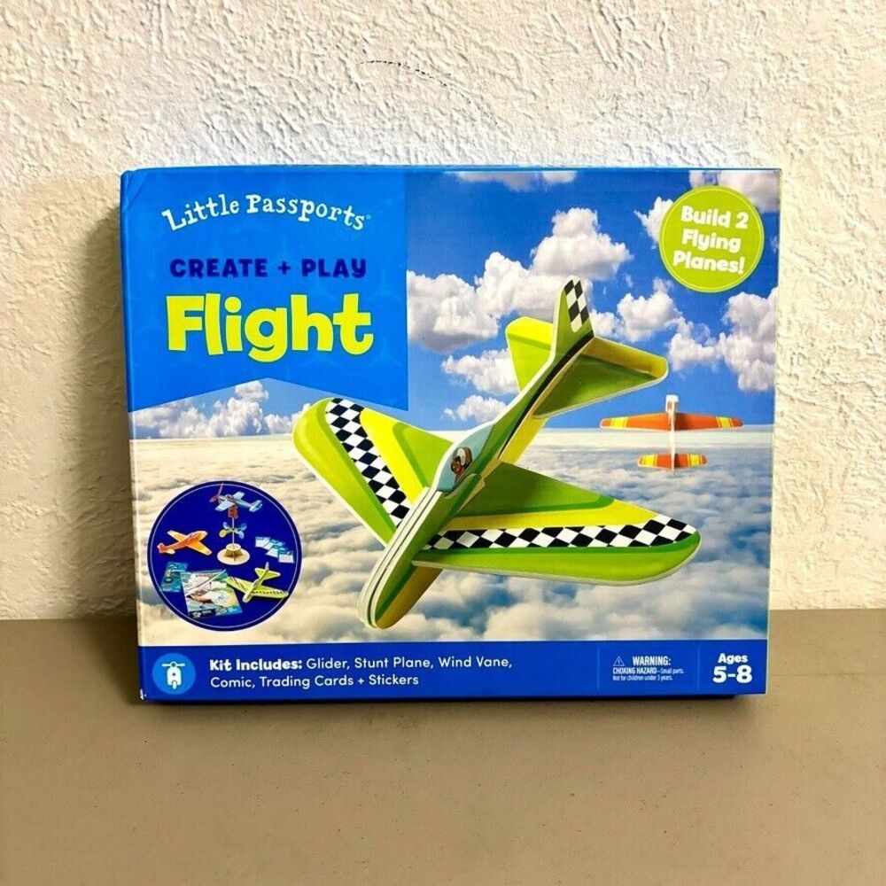 Little Passports Create &‎ Play Flight Ages 5-8 STEM DIY Activity Kit NEW